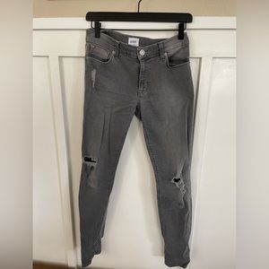 Hudson grey, destroyed jeans